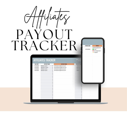 Affiliate Sales & Payouts Excel Template