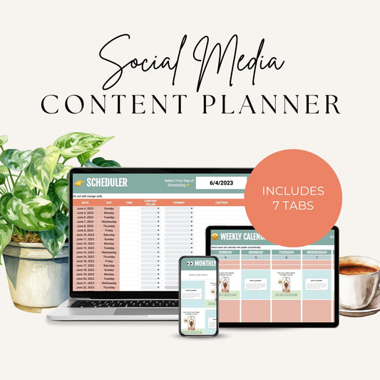 Ultimate Social Media Planner for Content Creators & Marketers | PLAN