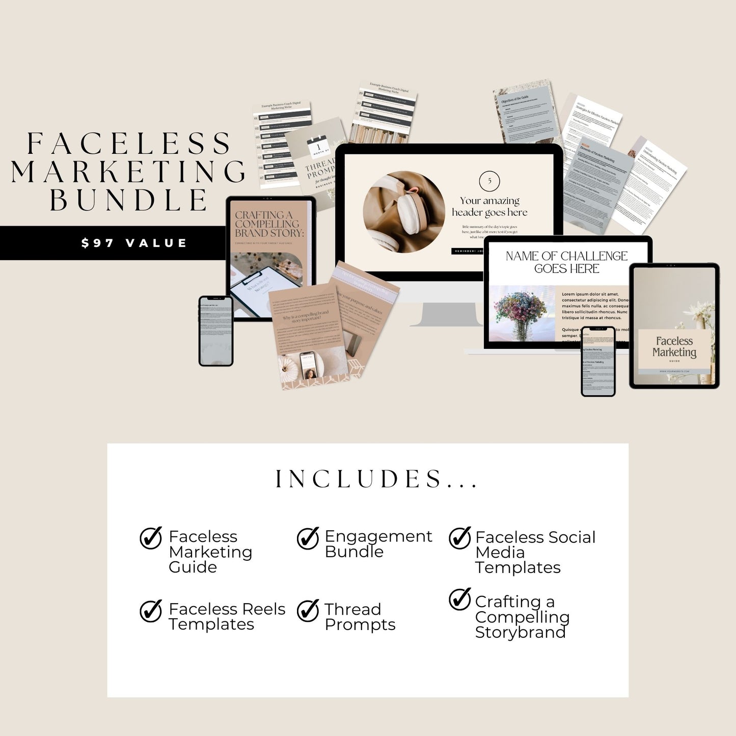 Faceless Marketing Bundle
