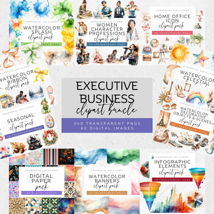Executive Business Clipart Bundle